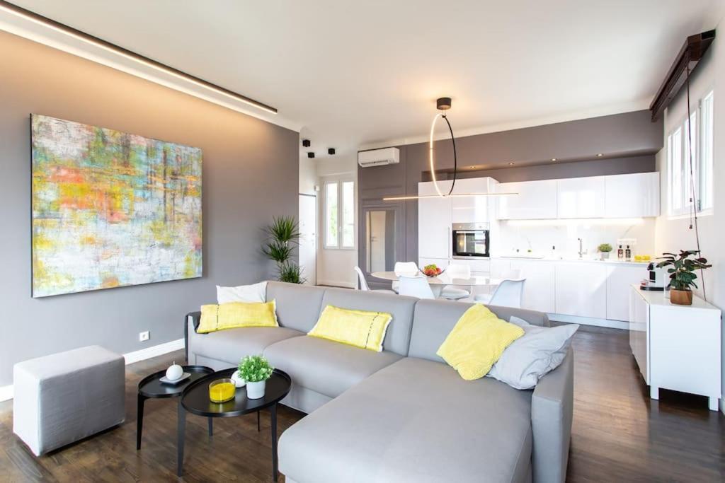 #24 Marie-Claire Suite Sea View/Balcony/Ac/5Min Port Villefranche-sur-Mer Exterior foto